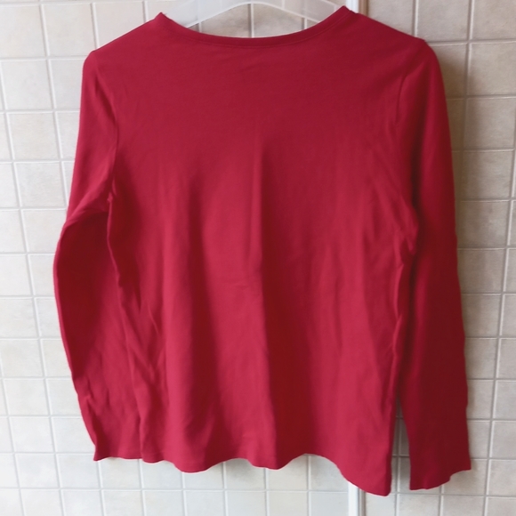 Christmas unicorn girls top - Picture 2 of 3